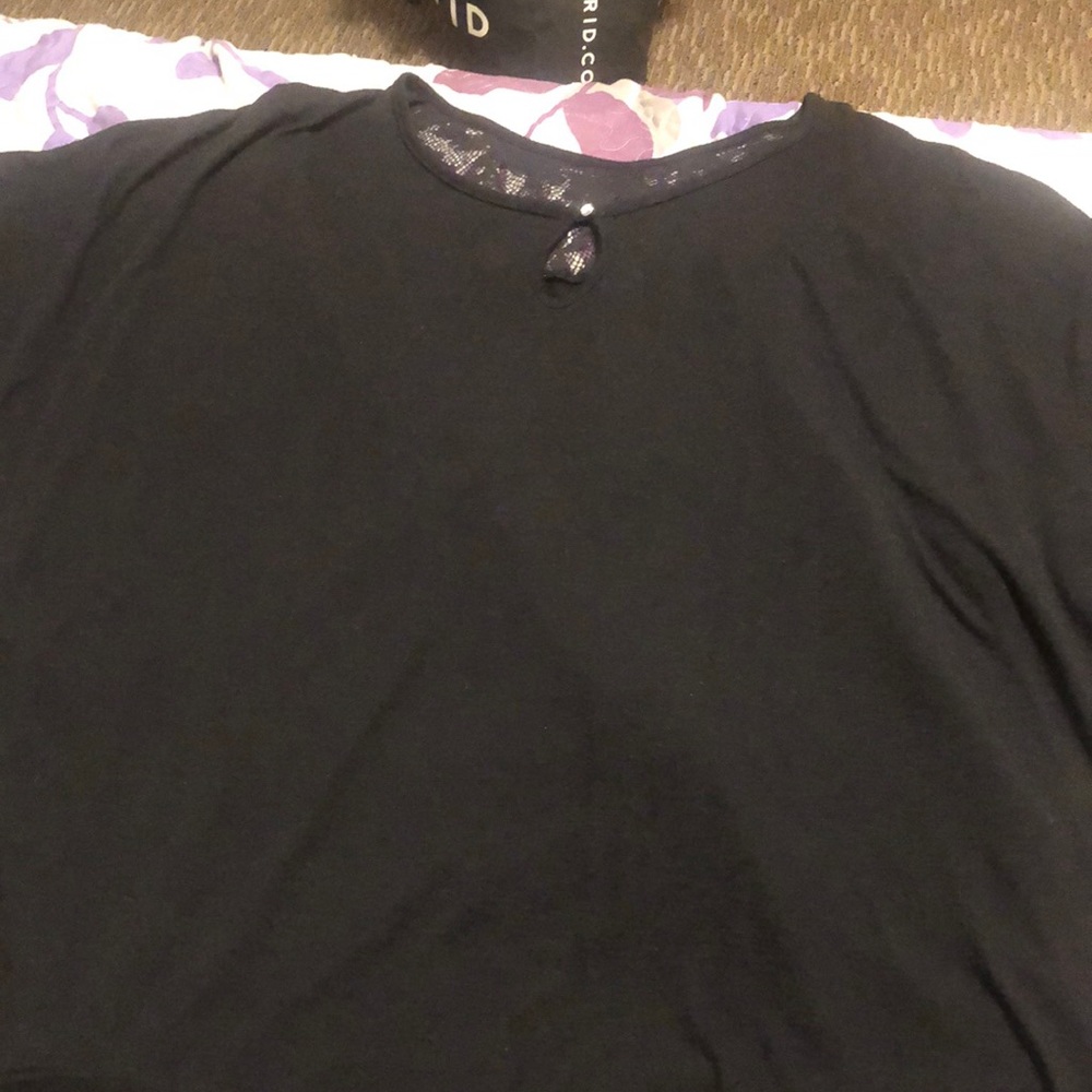 Black dressy shirt